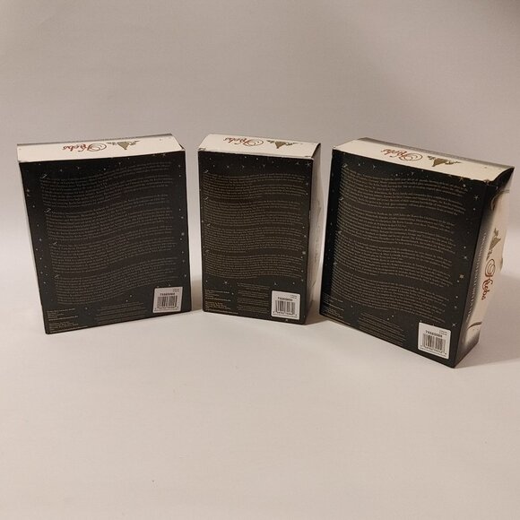 ELEGANT GLASS KREBS Ornament Lot of 3 boxes Swirl Ornament Bulb Ornament Matte - Picture 8 of 9